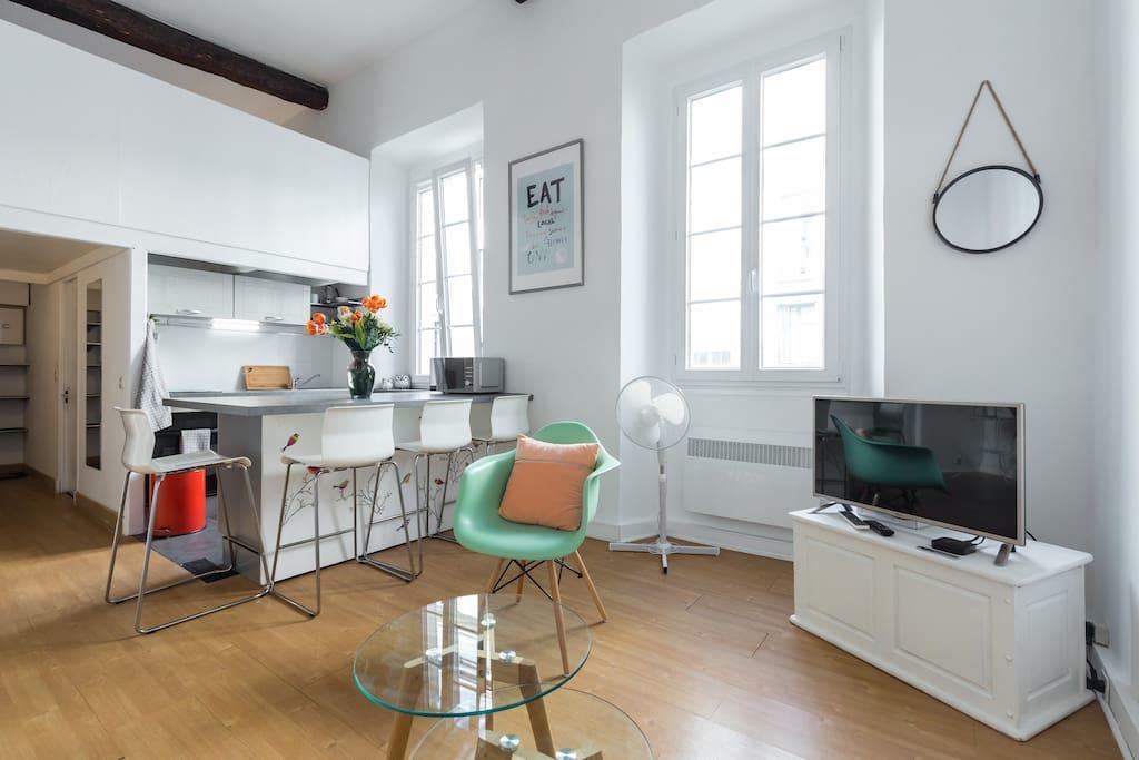 Nicelidays - Le Suede - Carre D'Or - 2Min From Beaches Buitenkant foto