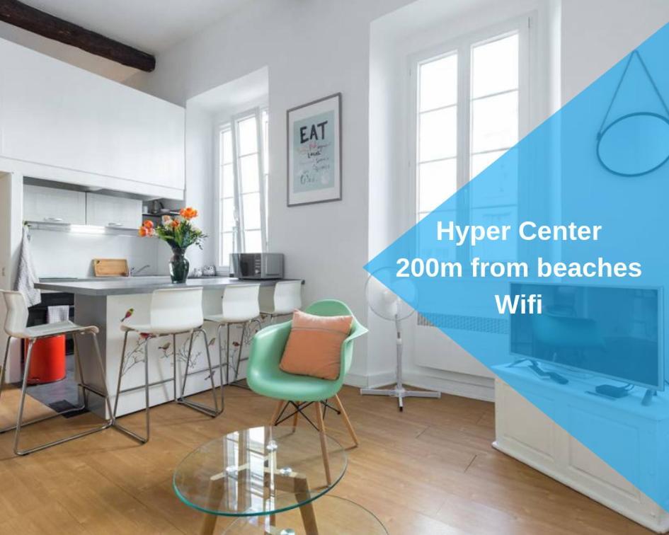 Nicelidays - Le Suede - Carre D'Or - 2Min From Beaches Buitenkant foto